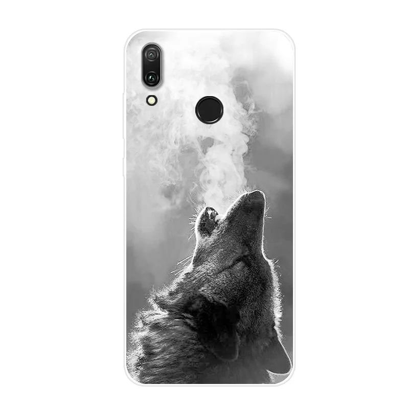For Coque Huawei Y7 2019 Case Phone Cover Soft Silicone Printing Back Case For Huawei Y7P Y7 Prime Y 7 Y7 Pro 2019 Cover TPU Y7P