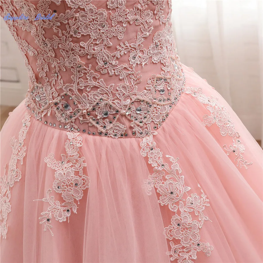 Сапфировые Кружевные Свадебные Аппликации Формальное вечернее платье Vestidos De 15