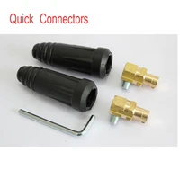 dkj10 25 2pcsset mma 200 160 130 a welding machine welder socket port cable quick connectors