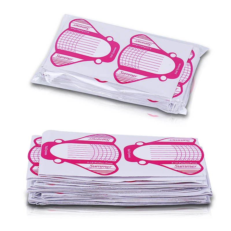 CLAVUZ 100 шт./лот формы для ногтей маникюра кончики наращивания женщин салона