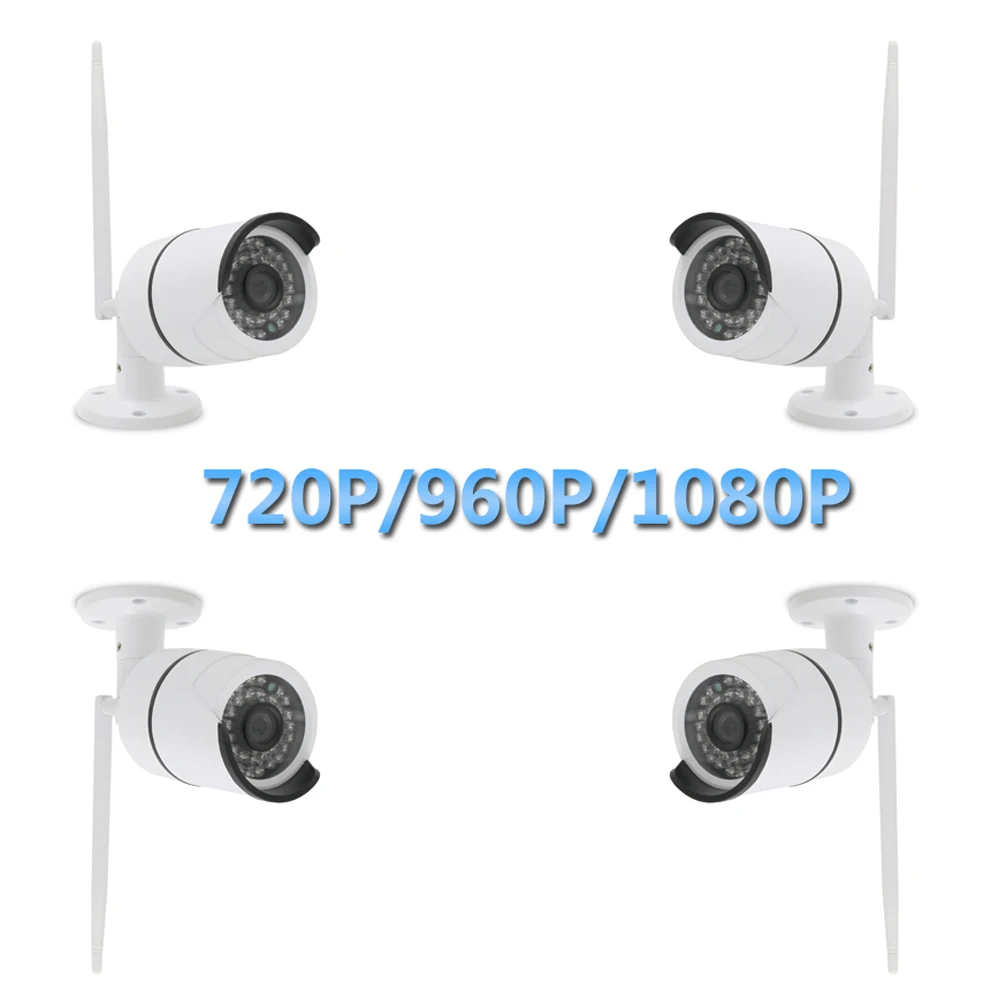PUAroom 4CH IP Full HD 1080P сетевая камера наблюдения ночного видения IR-Cut H.264 NVR лучшая