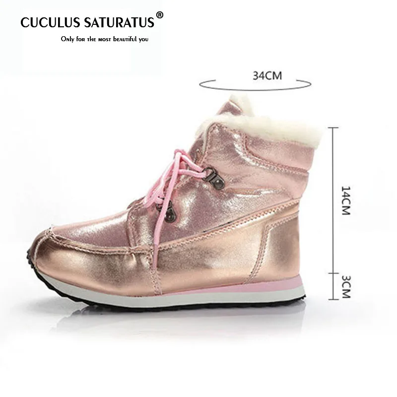 Cuculus/ ; 30% шерсть; теплые женские зимние ботинки; высококачественные зимние ботинки; хлопковые водонепроницаемые ботинки; обувь; 1085
