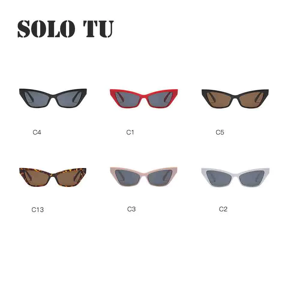 2018 кошачий глаз Для женщин солнцезащитные очки модные пикантные черные Cateyes для s