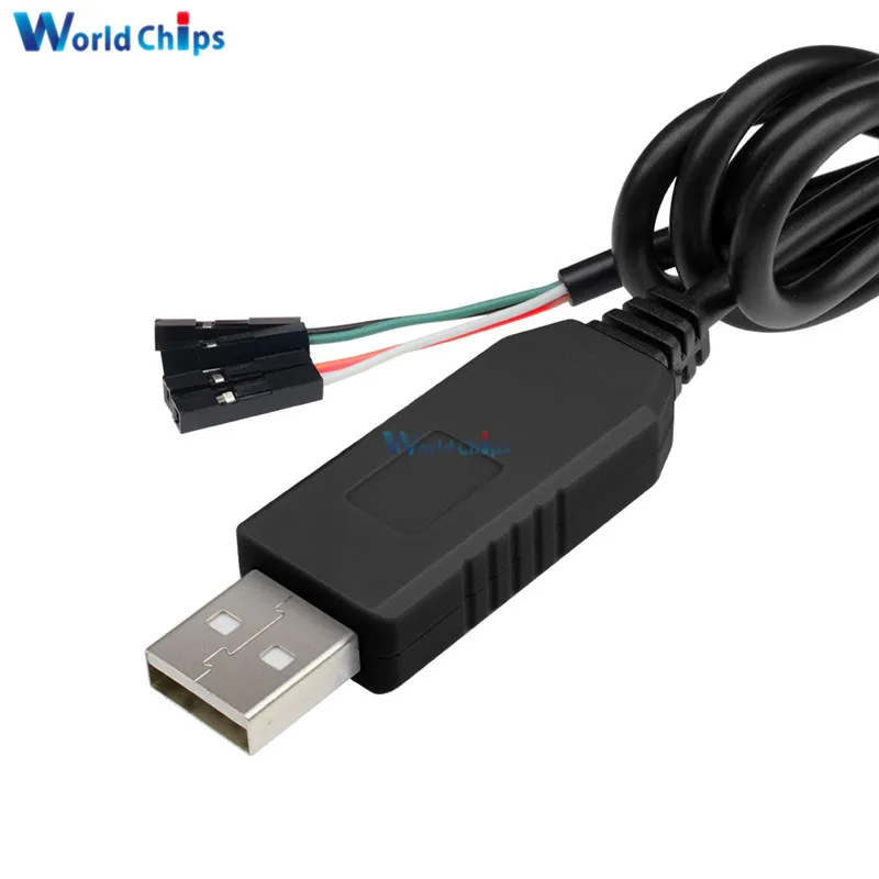 Модуль кабеля PL2303 PL2303HX с USB на UART TTL 4-контактный конвертер RS232 последовательный