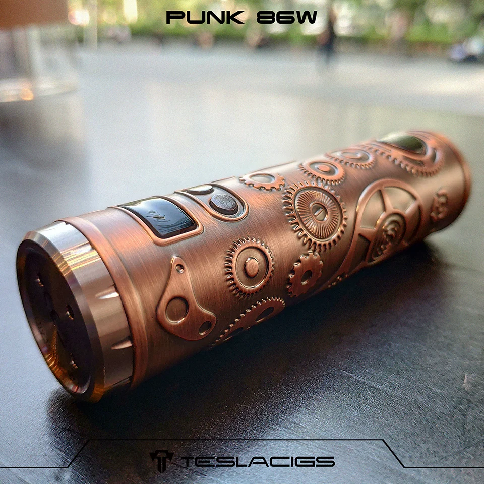 Оригинальный Tesla Punk 86W Mod Teslacigs Max подходит для аккумуляторов 18650 в стиле панк Vape