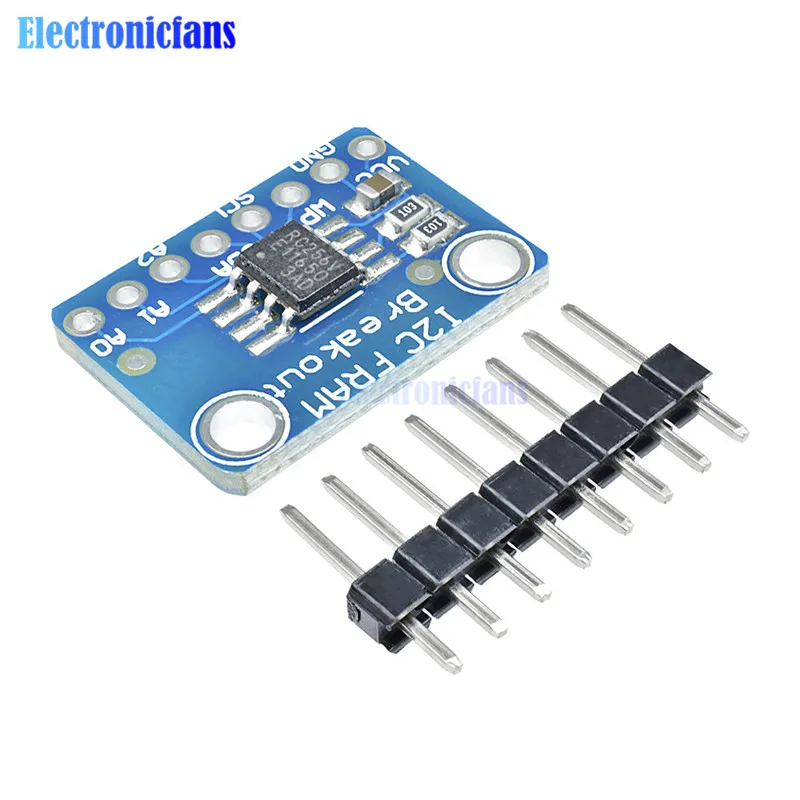 MB85RC256V Memory IC 32KB Development Tools I2C Нелетучий 2 7 5 V VCC/Logic FRAM Breakout Board Module Board|Интегральные