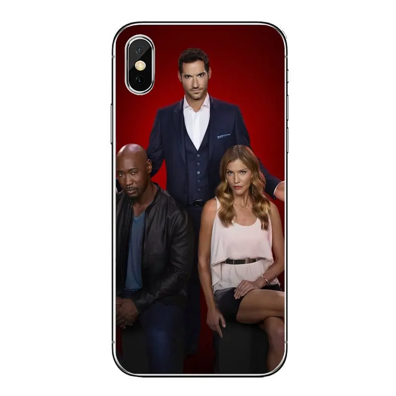 For Samsung Galaxy A5 A6 A7 A8 A9 J4 J5 J7 J8 2017 2018 Plus Prime movie Lucifer wallpaper Transparent Soft Cases Covers |