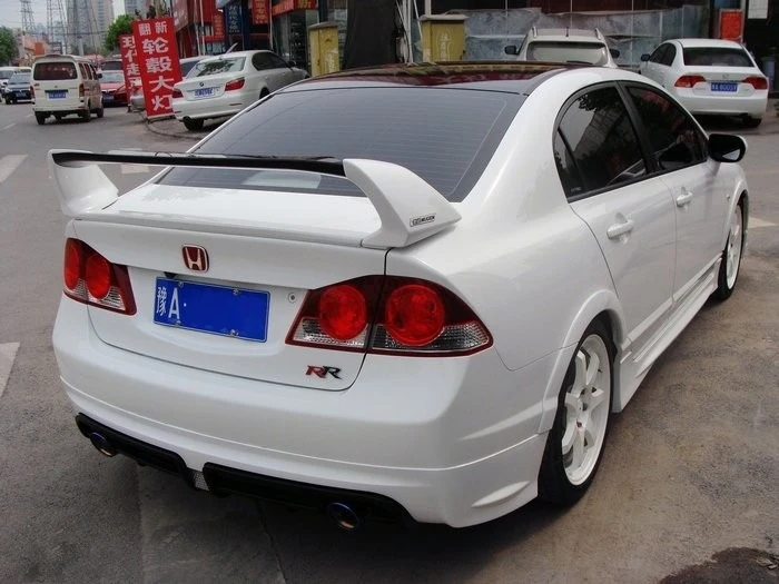 2006 2007 2008 2009 2010 2011 большой гоночный стиль спойлер для honda civic задний багажник грунтовка Крючки из высококачественного АБС-пластика на детскую спойлеры