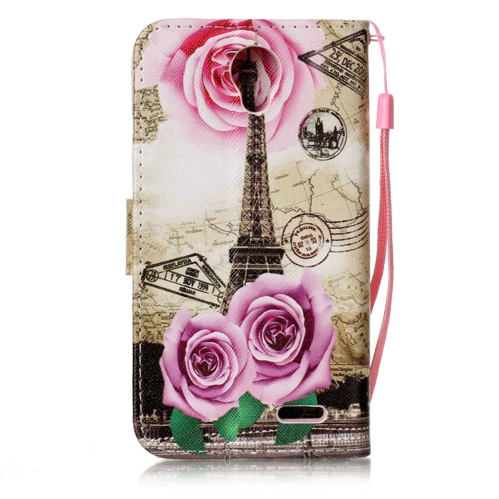 Butterfly Blossom Flower Tower Flip Stand Strap Wallet Leather Bags Case Cover Mobile Phone Cases For ZTE Prestige N9132 N 9132 |