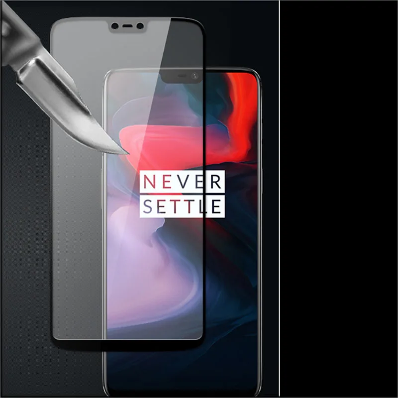 2 шт. ультратонкое защитное закаленное стекло для OnePlus 6 шесть полноэкранная
