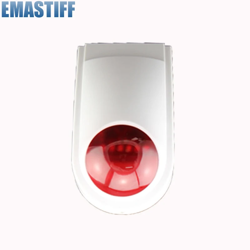 

868MHZ Waterproof wireless outdoor strobe siren,868mhz siren for our alarm system,standalone siren on-site alarm flash siren