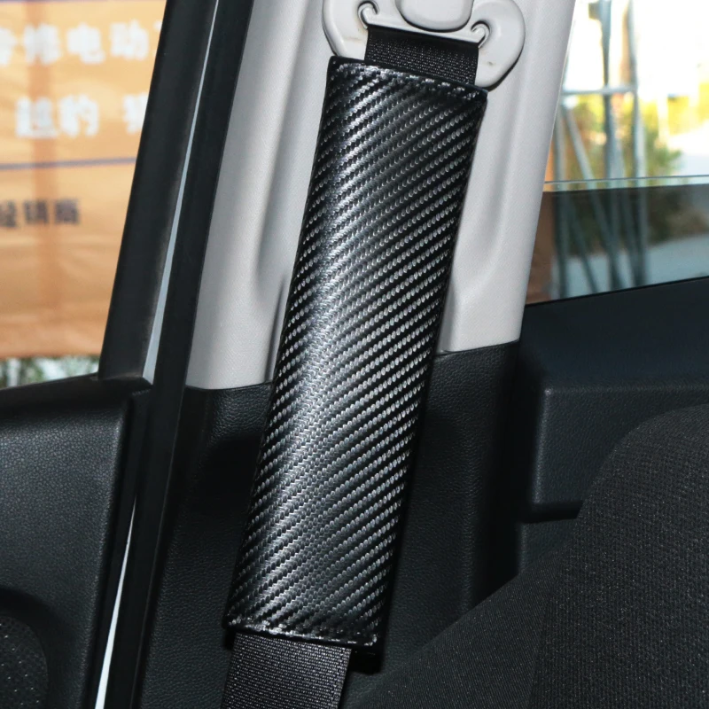 Ремни безопасности из углеродного волокна накладки на плечо эмблемы для Abarth