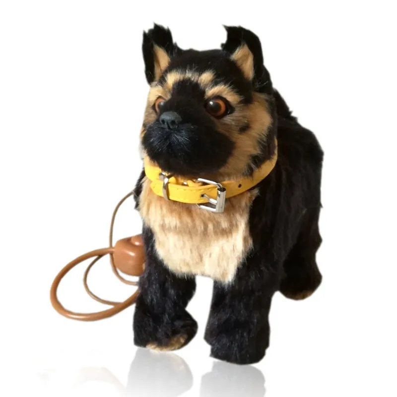 Электрическая собака-робот, электронная игрушка для собак, плюшевая игрушка для питомца, пение песен, лай, интерактивные игрушки для детей, ... от AliExpress WW