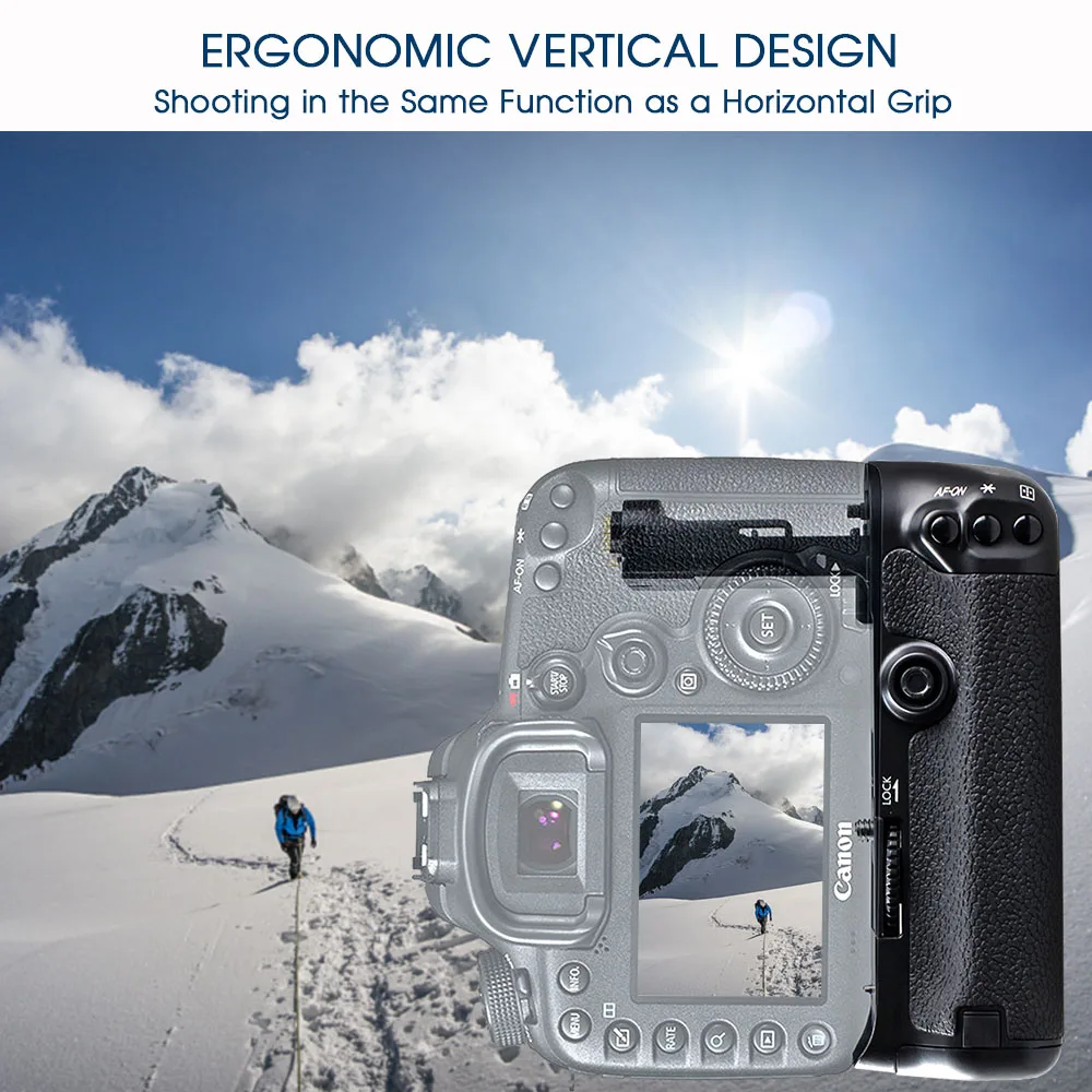 Travor Профессиональная многофункциональная Батарейная ручка для камер Canon 5D Mark III