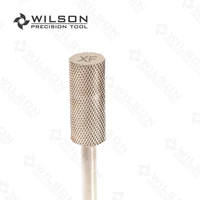 2pcs small barrel bit extra fine xf 1110027 sliver wilson carbide nail drill bit electric manicure drill accessory