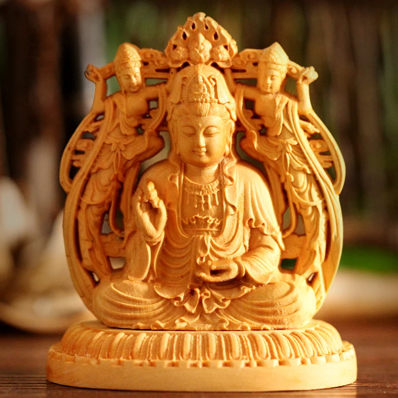 

Китайские резьбовые украшения для автомобиля, украшения для автомобиля, гуанин, Maitreya, Гуань, гонг, смелый Будда, подарки ручной работы