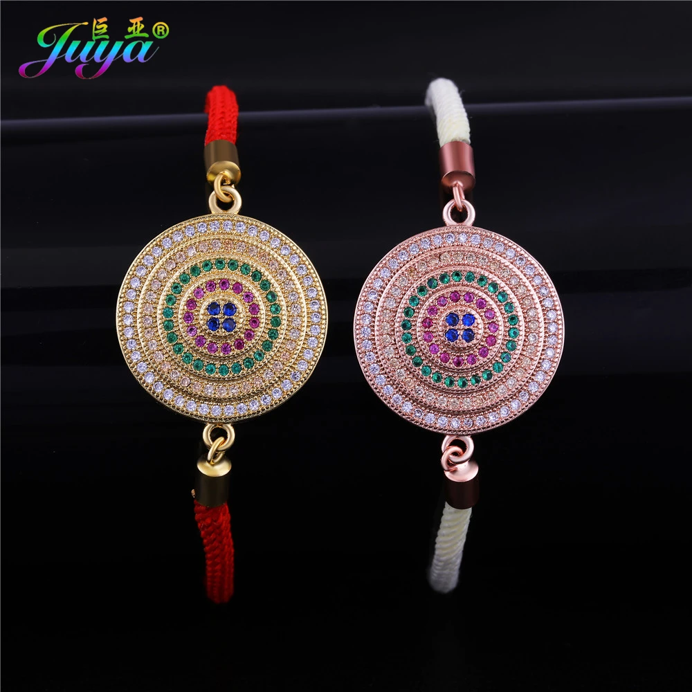 EID Mubarak Gift Jewelry Micro Pave Zircon Gold//Rose Gold Bracelets Allah's For Imam Muslim Women Men Charm Bracelet | Украшения и
