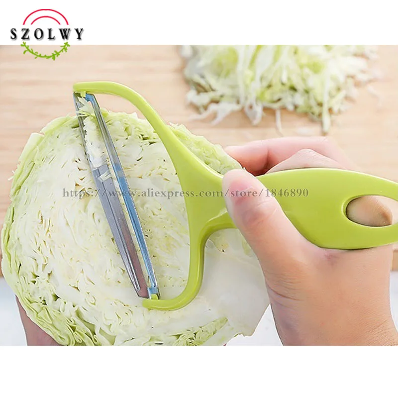 2 шт. из нержавеющей стали Овощечистка Капустные терки нож для салата картофеля