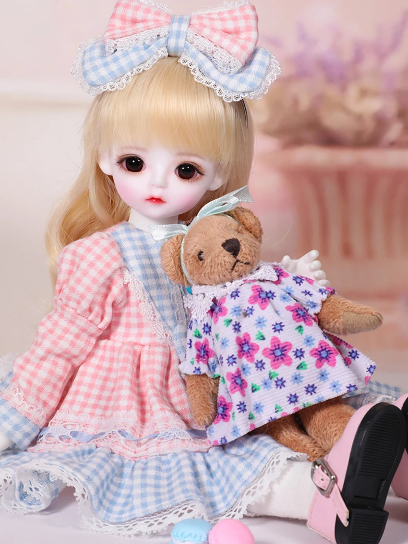 Полный набор 1/6 BJD кукла прекрасный ограниченный крем смолы шарнир Кукла для маленькой девочки подарок на день рождения