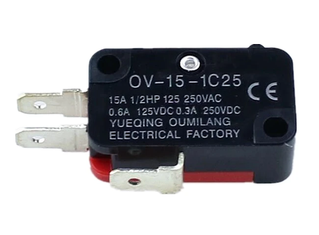 

10Pcs V-15-1C25 Micro Limit Switch Long Hinge Roller Momentary SPDT Snap Action