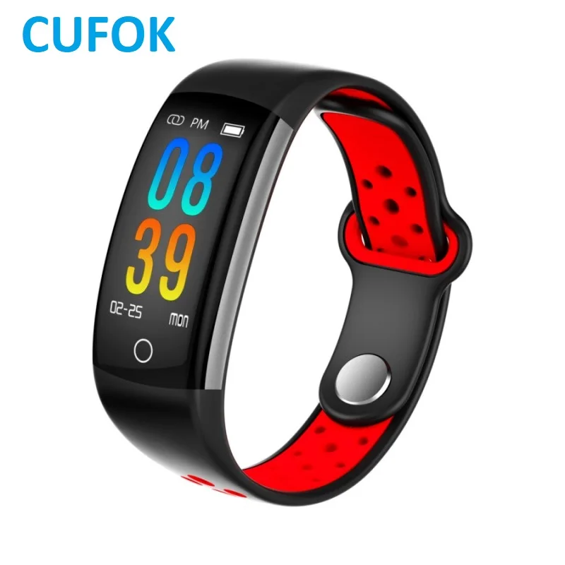 CUFOK Q6 Bluetooth Смарт-Браслет Водонепроницаемый спортивный фитнес-браслет для мужчин