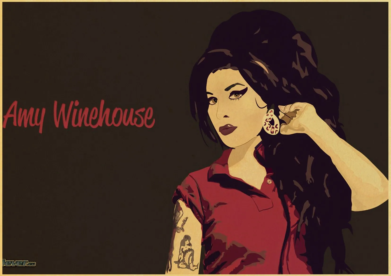 D113 Amy Winehouse винтажные плакаты печать настенная живопись высокого качества декор плакат настенная живопись украшение дома - Цвет: D113