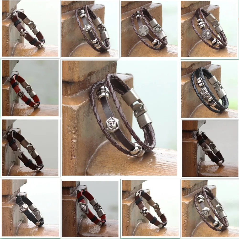 Самые низкие цены новые рельефные браслеты и для мужчин женщин регулируемые