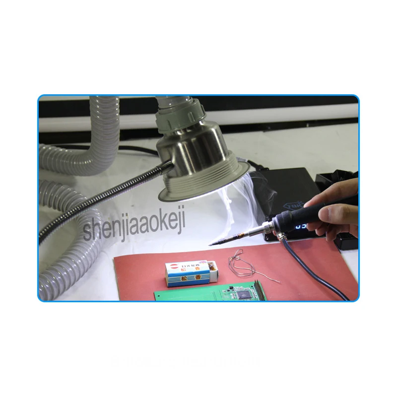 Anti-static smoking exhauster instrument Smoke Exhauster Fan device for mobile phone maintenance fume extractor | Инструменты