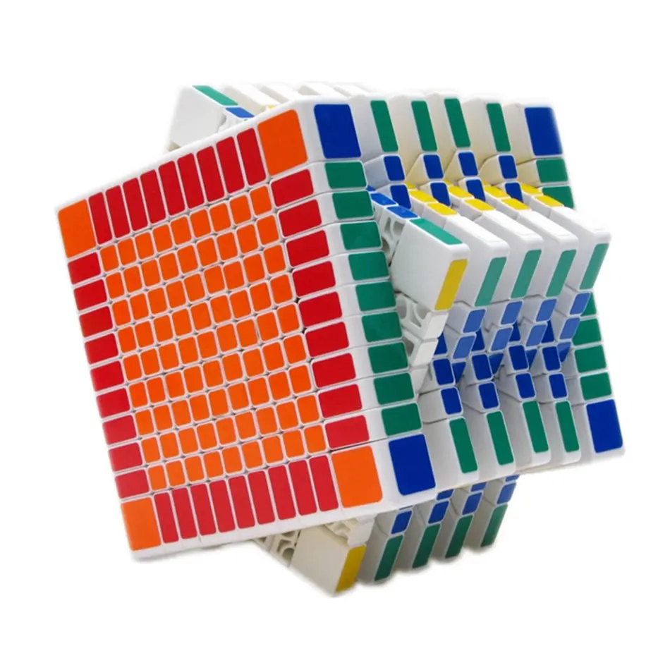 ShengShou 11x11x11 кубик рубика волшебный куб, 11 слоев черно-белая наклейка 11x11 скоростной волшебный куб 11 см Размер