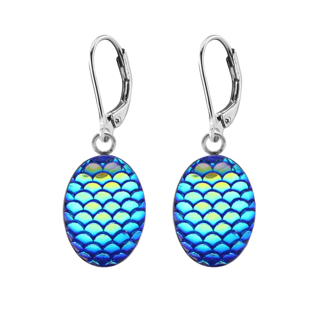 Женская мода Hapiship очаровательные Подвесные серьги из нержавеющей стали с