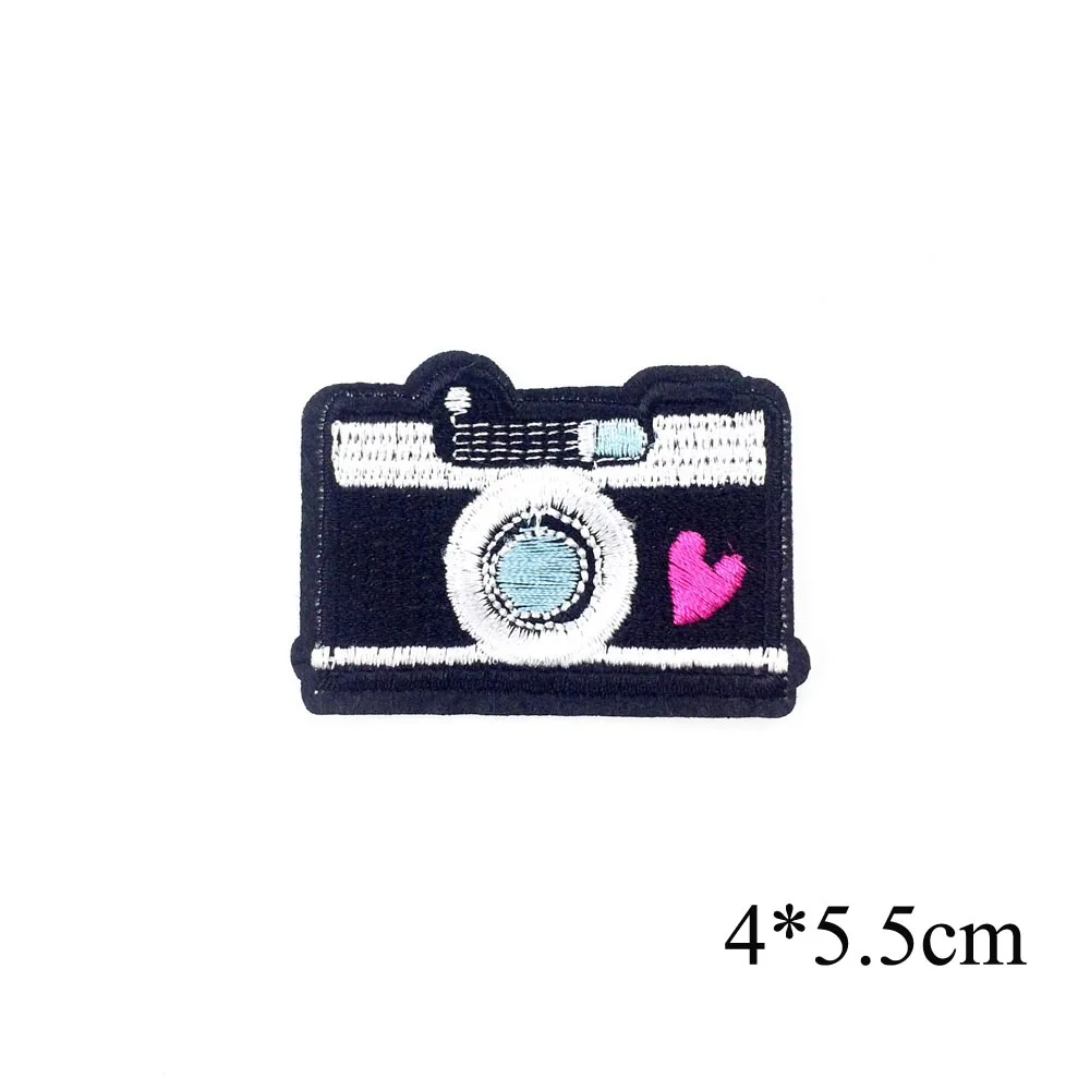 10 шт мультфильм камера вышивка патч утюжок на патчи для одежды Железный На