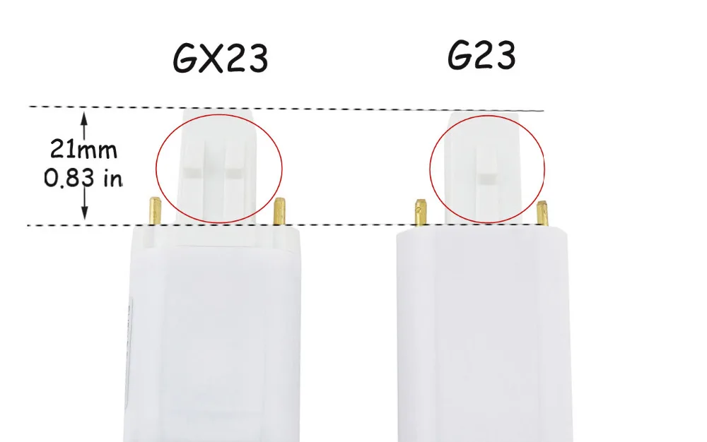 Светодиодный GX23 Horizon Точечный светильник для крепления заподлицо 2 контактный 6