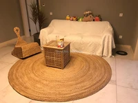 new coming southeast asian style carpet natural reed round carpet hand made rattan grass rugs and carpets for home living room