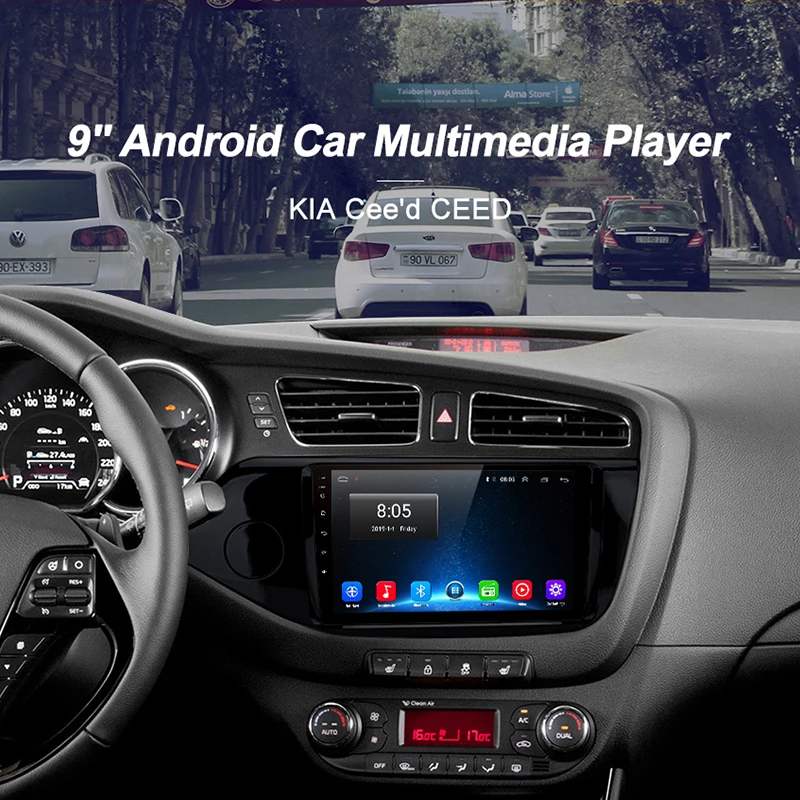 Junsun V1 2G + 32G Android 9 0 для KIA Cee ɽ CEED JD 2012 2013-2016 автомобильный Радио Мультимедиа Видео
