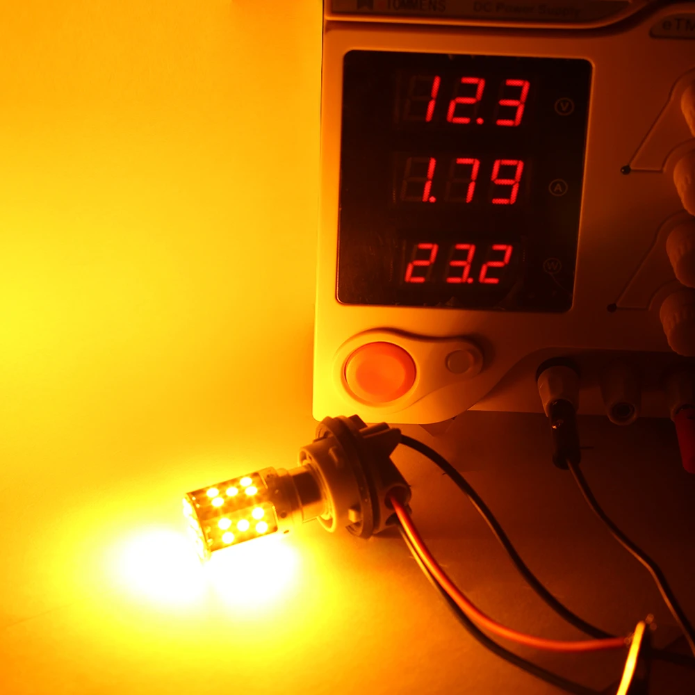 1 шт. P21W светодиодный 1156 BA15S PY21W BAU15S 3030 35SMD лампочки Canbus Бесплатная T20 7440 W21W