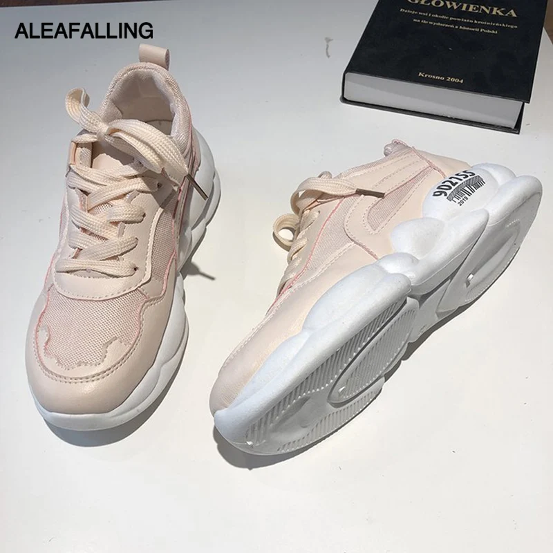 Aleafallling/осенние дышащие женские кроссовки сезон осень мягкая удобная