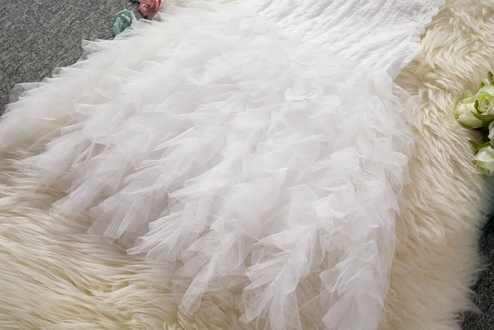 2019 милое летнее платье для маленьких девочек детское принцессы на крестины