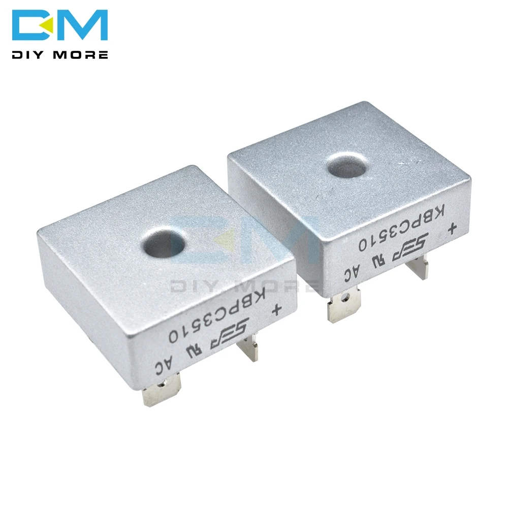 5 шт. KBPC3510 1000 В 35A диодный мост выпрямитель KBPC 3510 Однофазный 4 четыре клеммы