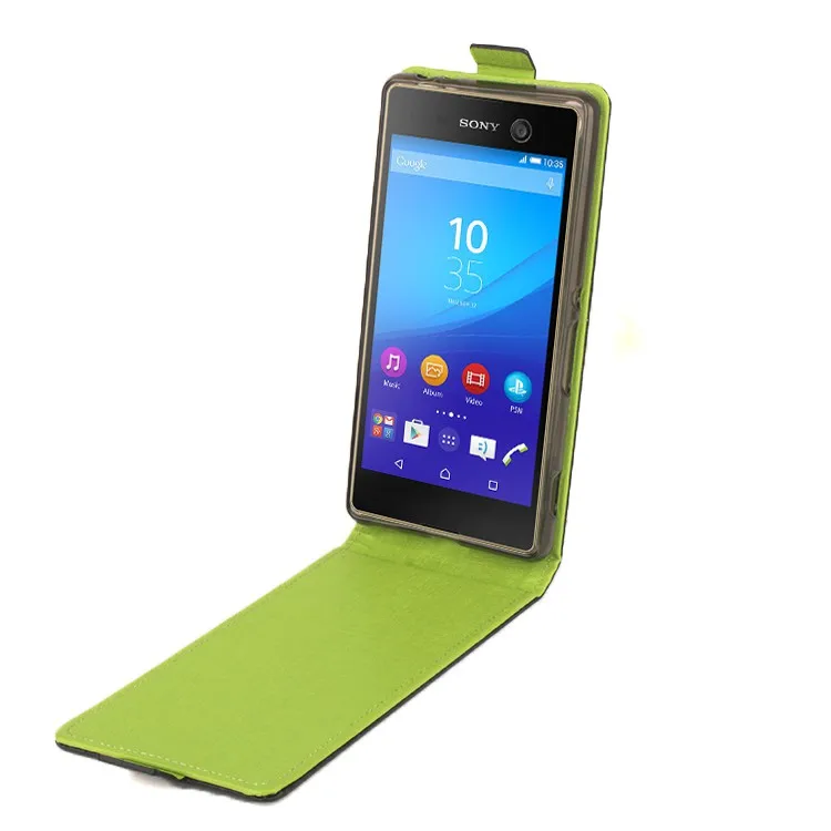 Силиконовые беруши Роскошный кожаный чехол для Sony Xperia M5 крышка Корпус двойные