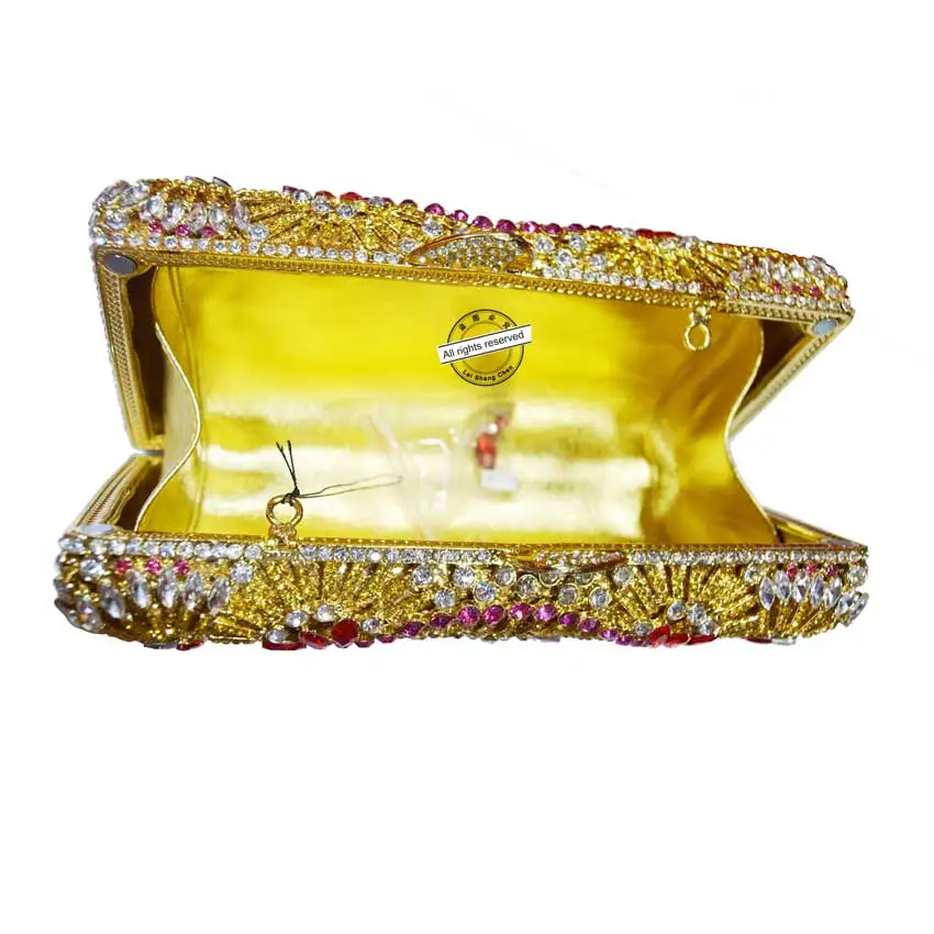 2016 Роскошная вечерняя сумочка Стразы с красными бриллиантами клатч женская