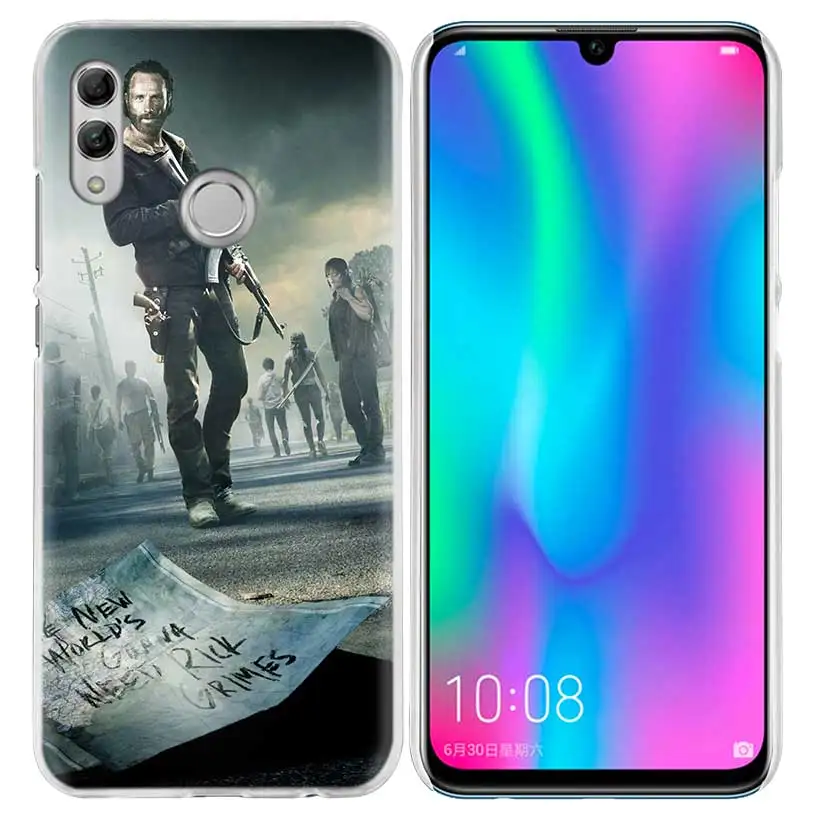 01 Чехол "Ходячие мертвецы зомби" для huawei Honor 8X Y9 9 10 Lite Play 8C 8S 8A Pro V20 20i 10i Y6 Y7 жесткий чехол для телефона из поликарбоната - Цвет: 01