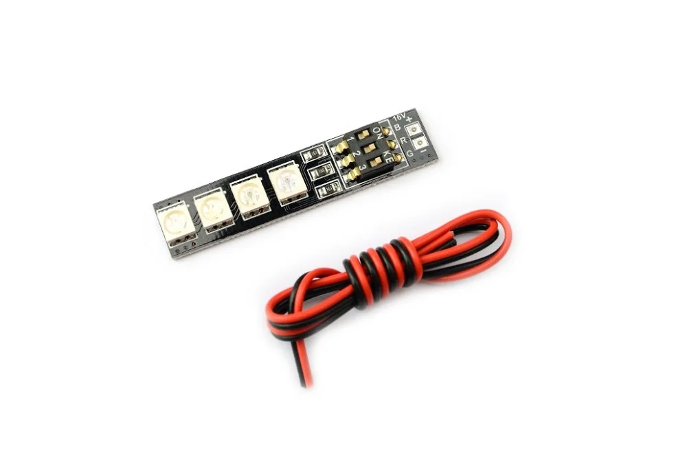 Matek RGB LED 16V 4S lipo 7 цветов световая доска/навигационные огни для DIY квадрокоптера FPV