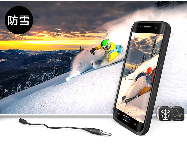 Водонепроницаемый ударопрочный чехол для Samsung Galaxy S6 S7 Edge с защитой от отпечатков