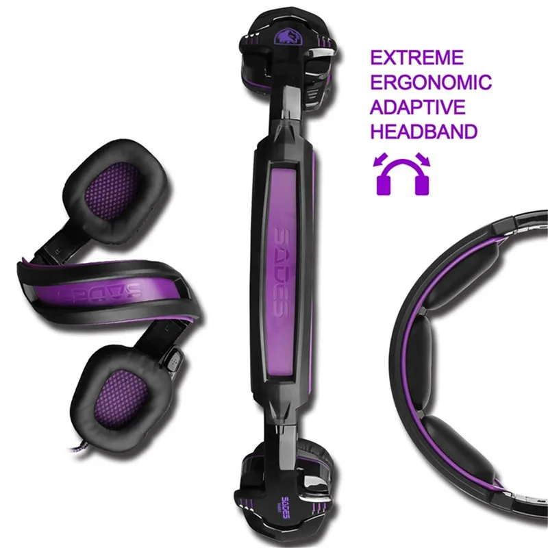 SADES SA930 многоплатформенная новая игровая гарнитура для Xbox one PS4 игровые наушники