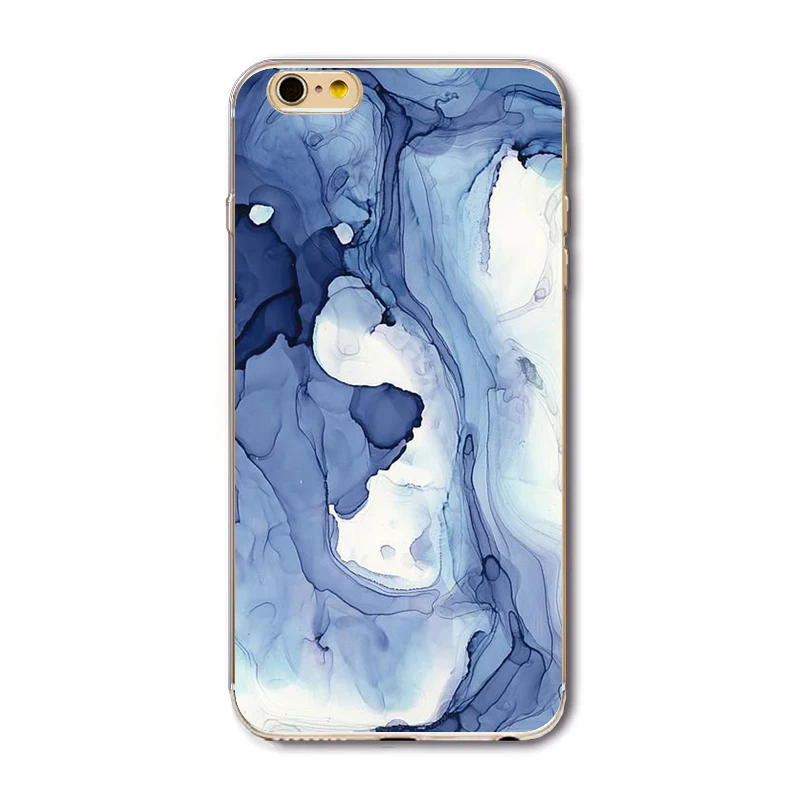Новый Телефонные Чехлы для iPhone 5 5S SE 6 6S Plus плюс 7 Мрамор узор маслом мягкой TPU чехол