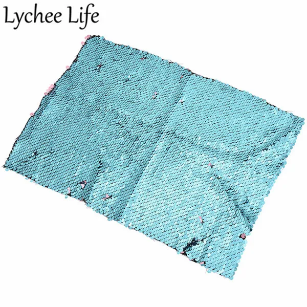 1 Lychee Life Двусторонняя блестящая ткань, цветная полиэфирная ткань, сделай сам, современная домашняя одежда, текстиль, швейная ткань, аксессуары - Цвет: 1