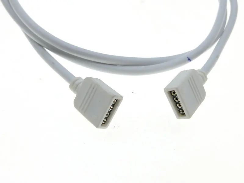 RGB Светодиодная лента 4 контакта 1 метр фоторазъем.|wire fuse|connector tncconnector |