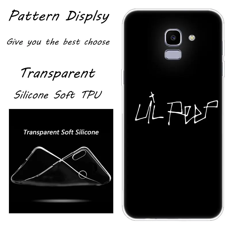 Горячая Lil открытым Rap хип силиконовый чехол для телефона для samsung Galaxy J8 J6 J4 J2 Core J5 J6 J7 Prime J3 ЕС J4 plus Мода