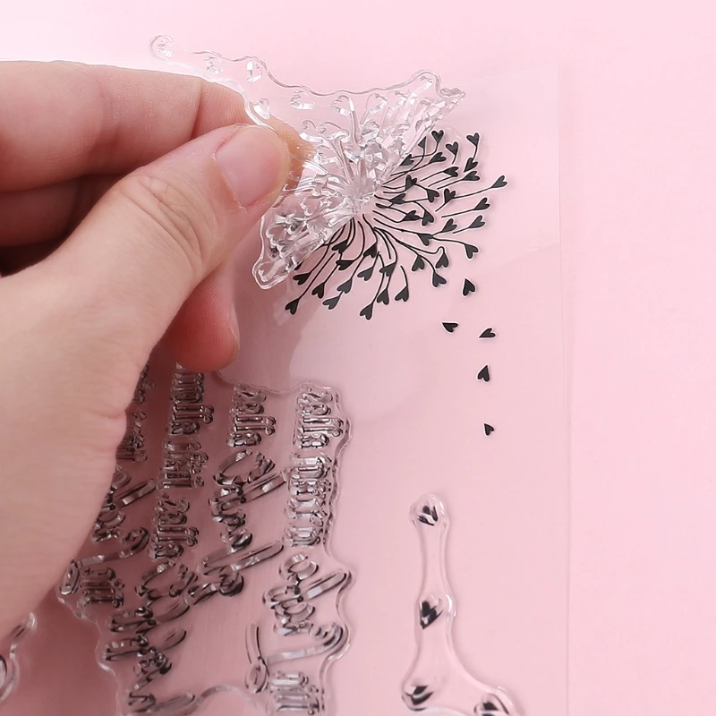 Хороший DIY силиконовый прозрачный штамп цепляющее тиснение для скрапбукинга