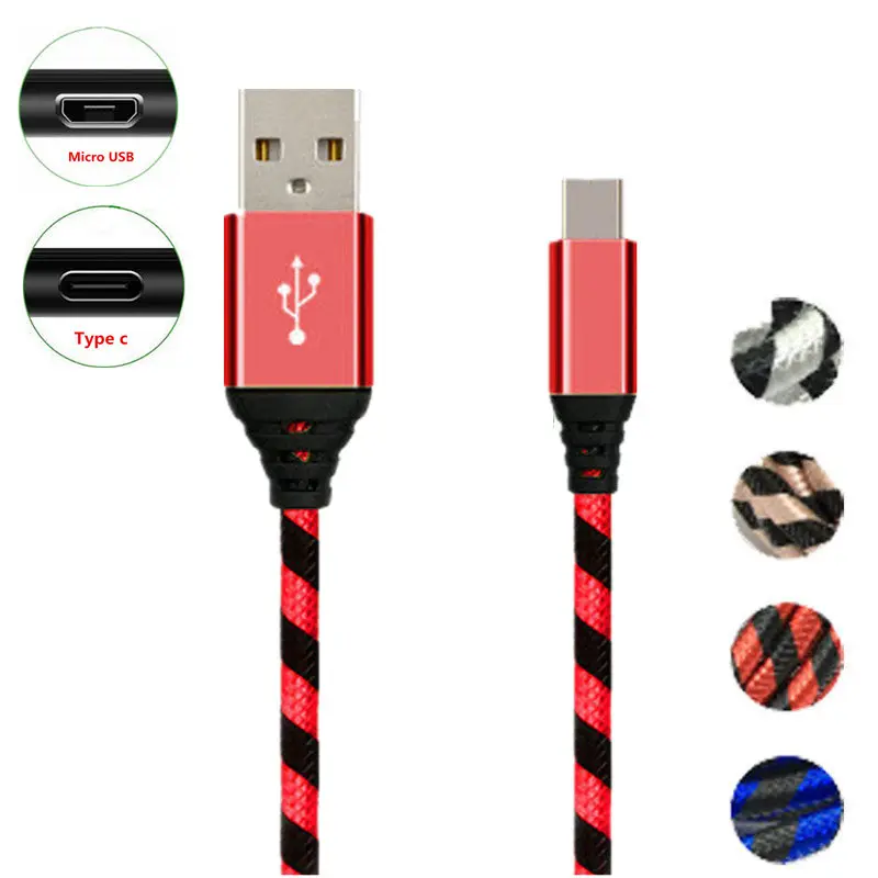 Зарядный кабель type C &amp Micro USB Для huawei P20 Lite P30 Pro P10 P9 Plus P8 2017 P Smart 2019 | Мобильные